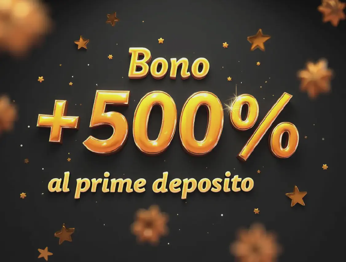 bono de bienvenida del 500%